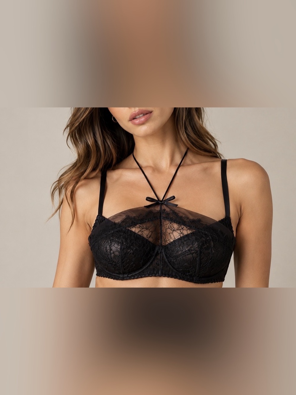 High Neck Underwired Bra